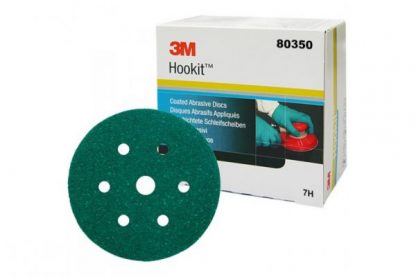 3M1691 Hookit 245 Paper Discs - 7 Hole - 150mm - P40E